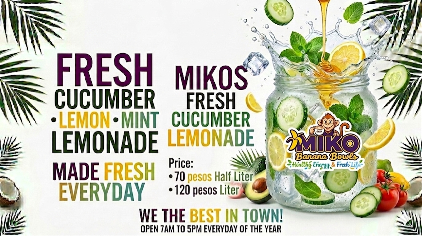 MIKO POWER JUICE BAR MENU