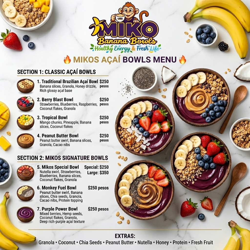 MIKOS MENU FOOD MENUE