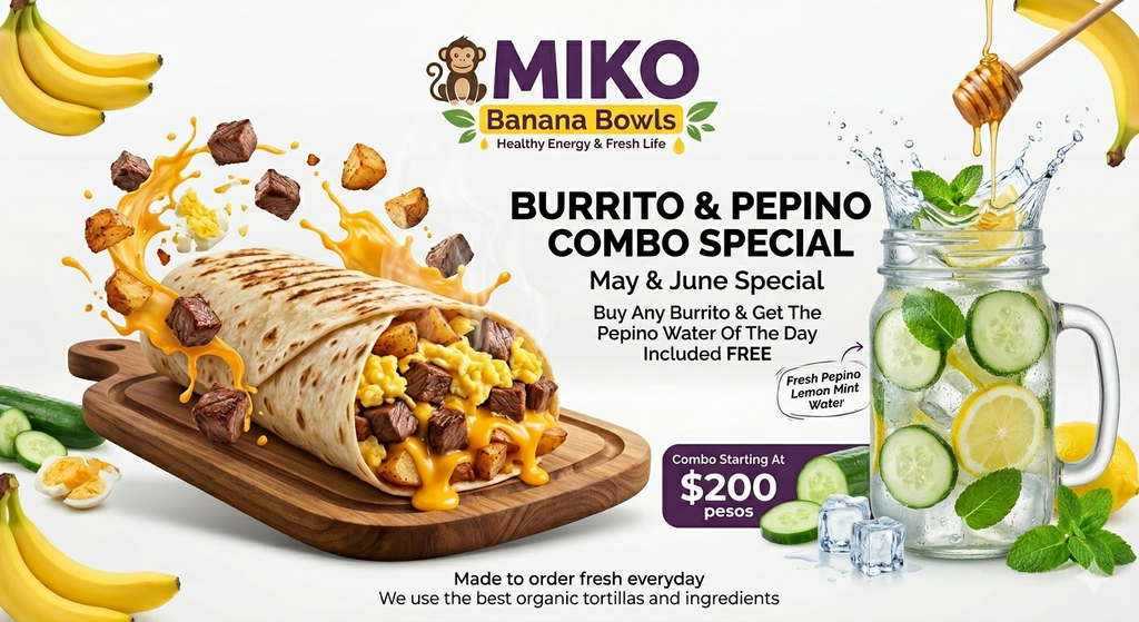 MIKO BURRITOS MENU