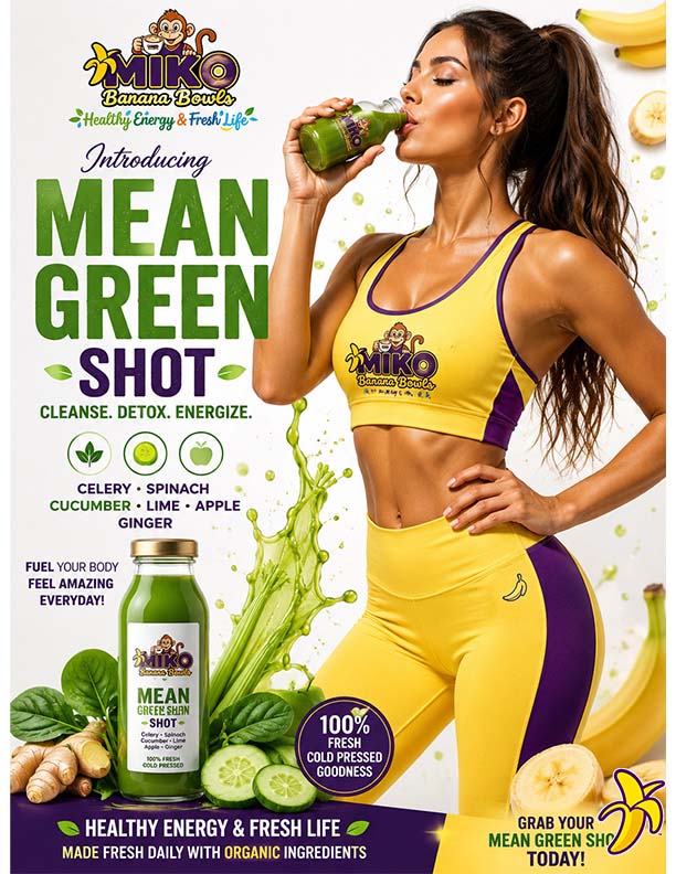 MIKO POWER JUICE BAR MENU